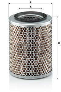 Ilmansuodatin MANN-FILTER C 17 134