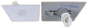 Vilkkuvalo, Asennus sivulle, Oikea, OPEL VECTRA C, VECTRA C GTS, VECTRA C Kombi, VAUXHALL VECTRA Mk II, 1226031, 93172540