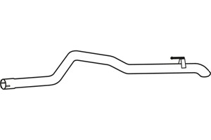 Pakoputki, Takana, MERCEDES-BENZ,VAUXHALL,VW, 2E0253681, 2E0253681L, 9064900021, 9064900721
