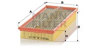 Ilmansuodatin MANN-FILTER C 38 163/1