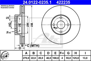 Jarrulevy, Etuakseli, MAZDA MX-5 II, N06Y-33-25X, N0YY-33-25X