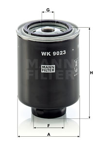 Polttoainesuodatin MANN-FILTER WK 9023 z