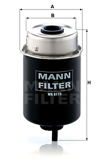 Polttoainesuodatin MANN-FILTER WK 8173