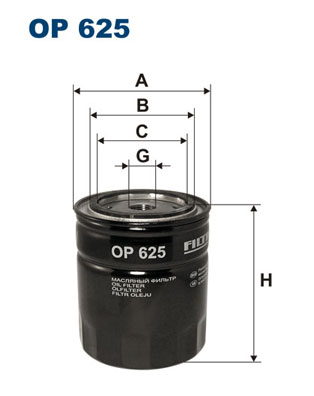Öljynsuodatin FILTRON OP 625