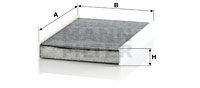 Raitisilmasuodatin MANN-FILTER CUK 26 006