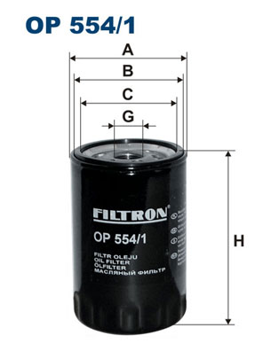 Öljynsuodatin FILTRON OP 554/1