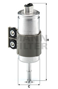 Polttoainesuodatin MANN-FILTER WK 611/6