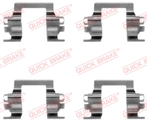 Tarvikesarja, jarrupala QUICK BRAKE 109-1117