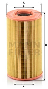 Ilmansuodatin, FORD MAVERICK, MAVERICK VAN, NISSAN PICK UP, TERRANO II, TERRANO Van II, 16546-3S903, 16546-7F000, 16546-7F000-B1, 16546-