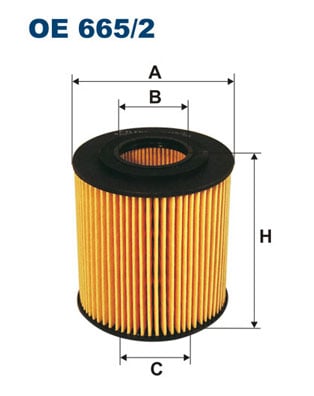 Öljynsuodatin FILTRON OE 665/2