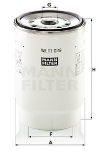 Polttoainesuodatin MANN-FILTER WK 11 029 z
