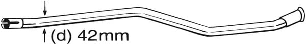 Korjausputki, katalysaattori BOSAL 889-533