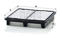 Ilmansuodatin, DAEWOO MATIZ, 42 390 018, 92 060 868, 96 314 494