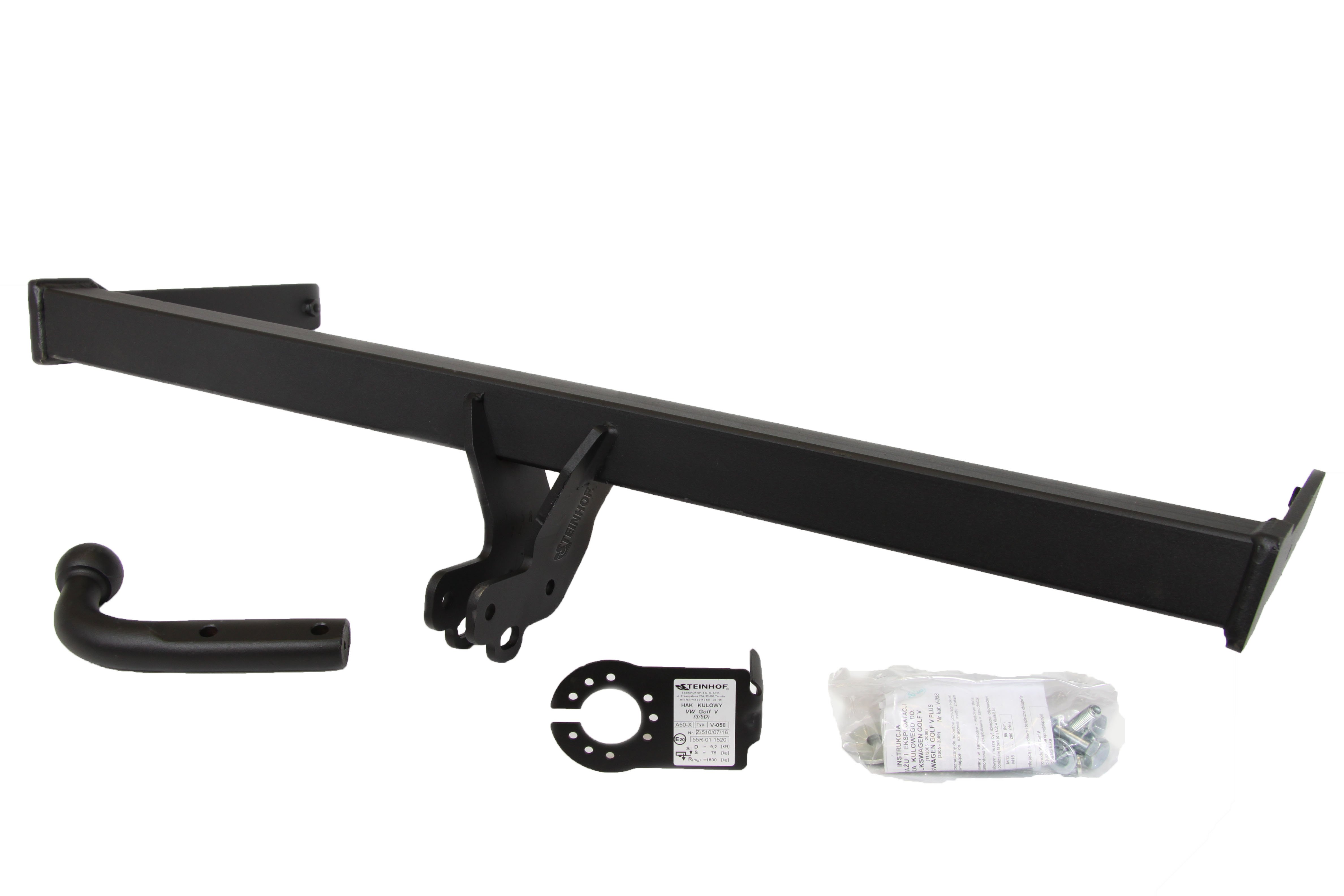Vetokoukku STEINHOF STV-058 VW Golf V '03-09, Golf Plus '05-13