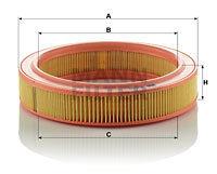 Ilmansuodatin MANN-FILTER C 2534