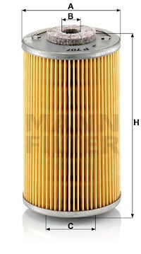Polttoainesuodatin MANN-FILTER P 707