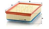 Ilmansuodatin MANN-FILTER C 30 011