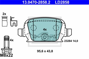 Jarrupalasarja, levyjarru, Taka-akseli, OPEL,VAUXHALL, 16 05 085, 16 05 397, 16 05 965, 16 05 994, 9200132, 93176117, 93178789, 93190218
