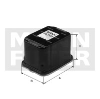 Polttoainesuodatin MANN-FILTER WK 13 002