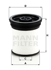 Polttoainesuodatin MANN-FILTER PU 7006