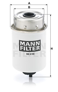 Polttoainesuodatin MANN-FILTER WK 8190