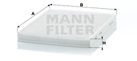 Raitisilmasuodatin MANN-FILTER CU 2436