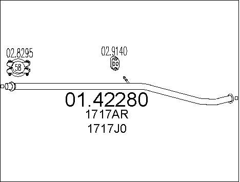 Pakoputki MTS 01.42280