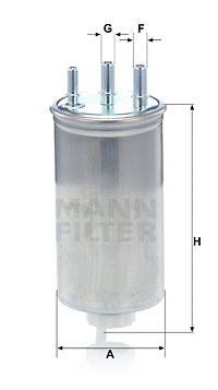 Polttoainesuodatin MANN-FILTER WK 8039