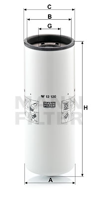 Öljynsuodatin MANN-FILTER W 12 120