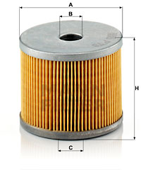Polttoainesuodatin MANN-FILTER P 78 x