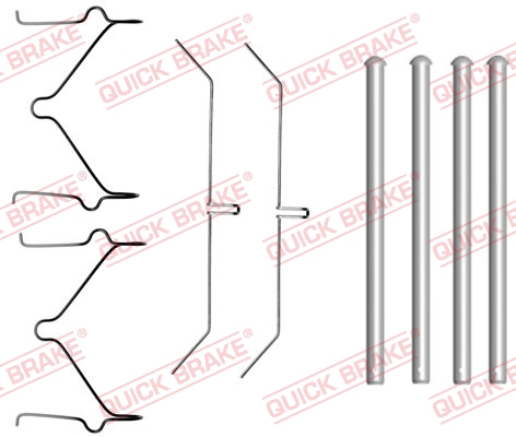 Tarvikesarja, jarrupala QUICK BRAKE 109-1701