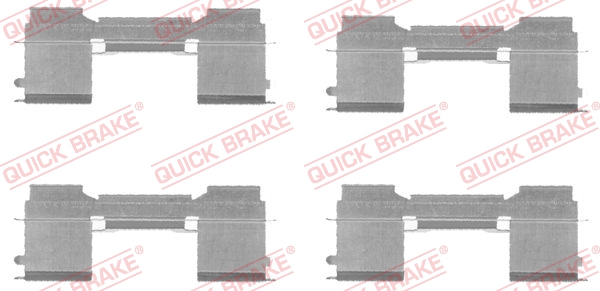 Tarvikesarja, jarrupala QUICK BRAKE 109-1729