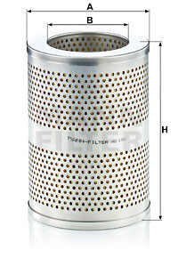 Suodatin, työhydrauliikka MANN-FILTER HD 1361
