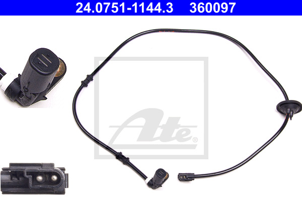 ABS-anturi ATE 24.0751-1144.3