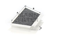 Raitisilmasuodatin MANN-FILTER CUK 3448