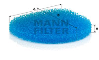 Raitisilmasuodatin MANN-FILTER CU 12 001