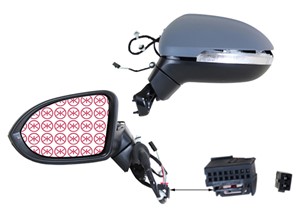 Taustapeili, Oikea, VW PASSAT, PASSAT ALLTRACK, PASSAT Variant, 3G0857522, 3G0857538BGRU, 3G0857538HGRU-CAP, 3G1857508AM9B9, 3G1857508AR