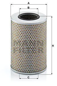 Suodatin, työhydrauliikka MANN-FILTER H 1290/1