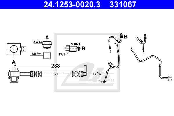 Jarruletku ATE 24.1253-0020.3