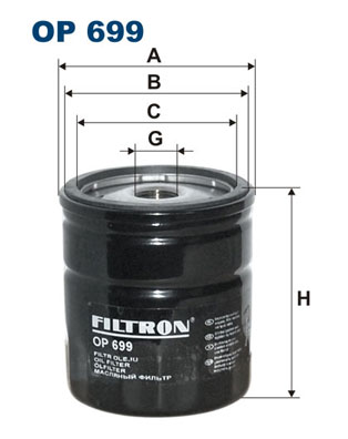 Öljynsuodatin FILTRON OP 699