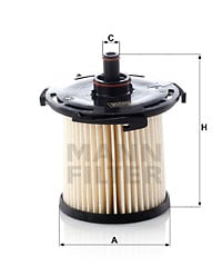 Polttoainesuodatin MANN-FILTER PU 12 003 z