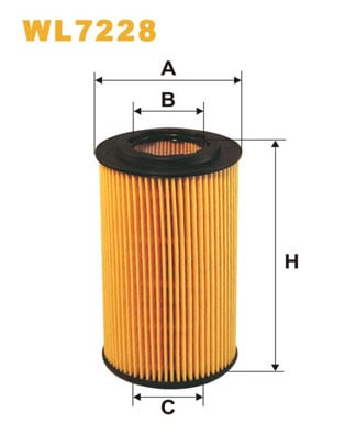 Öljynsuodatin WIX FILTERS WL7228
