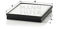 Raitisilmasuodatin MANN-FILTER CU 2520