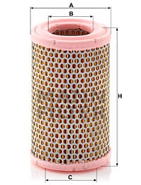 Ilmansuodatin MANN-FILTER C 1150