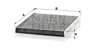 Raitisilmasuodatin MANN-FILTER CUK 2026