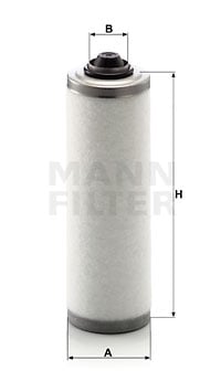 Suodatin, paineilma MANN-FILTER LE 5011