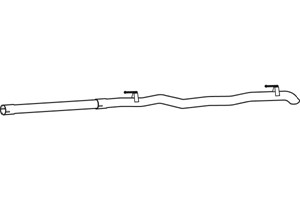 Pakoputki, Takana, MERCEDES-BENZ,VAUXHALL,VW, 2E0253681T, 9064901721, 9064902821
