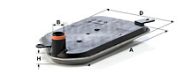 Hydrauliikkasuodatin, automaattivaihteisto MANN-FILTER H 2826 KIT