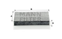 Raitisilmasuodatin MANN-FILTER CUK 1611