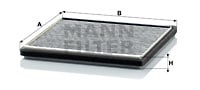 Raitisilmasuodatin MANN-FILTER CUK 2225